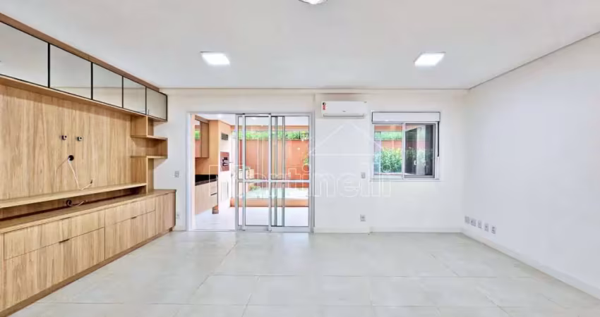 Apartamento térreo alto padrão de 199m² de área útil para venda e locação no Condomínio Villas do Parque - Bairro Ribeirânia, Ribeirão Preto/SP.