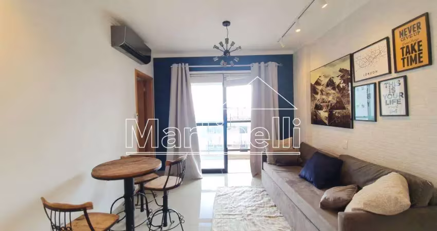 Flat 35m² de área útil para locação no edifício toscana, próximo ao ribeirão shopping - ribeirão preto/sp.