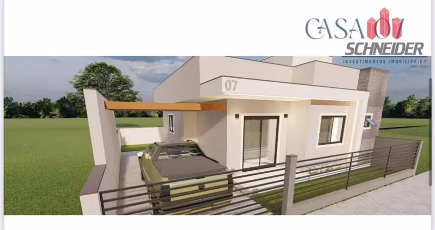 Casa com 2 dormitórios à venda no bairro padre martinho stein em timbó/sc