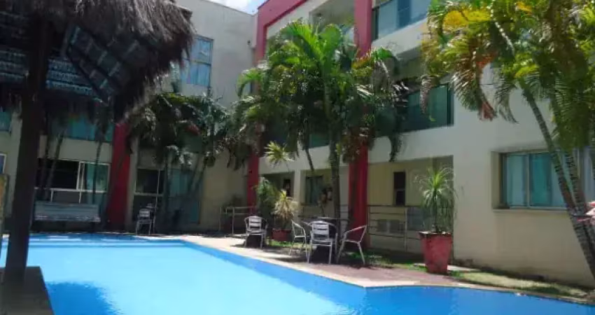 Oferta!! lindo apartamento flat mobiliado no cond. macarena - ponta negra