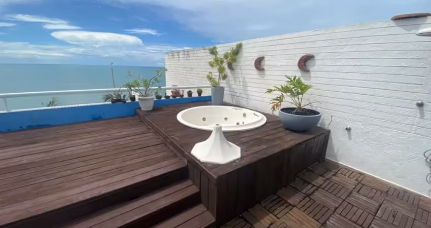 Belíssimo apartamento na cobertura à beira-mar no ponta negra beach