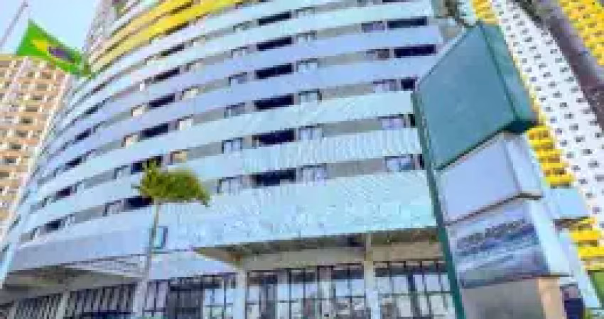 Belíssimo apartamento flat mobiliado, vista mar - ponta negra