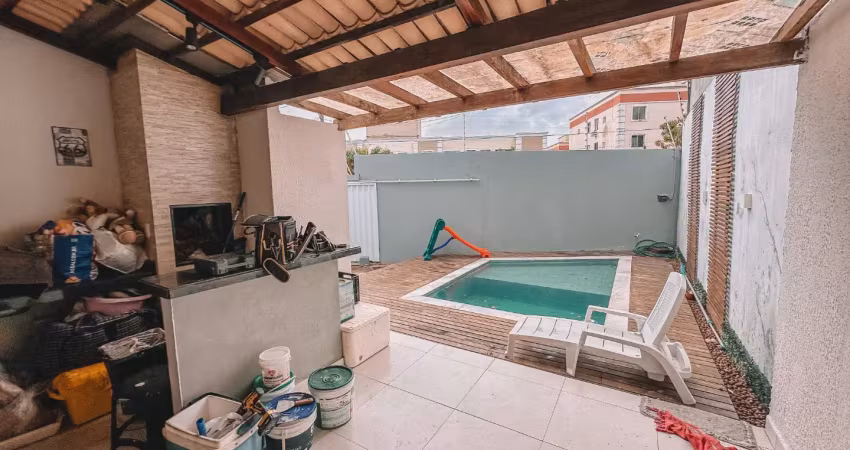 Oferta!! linda casa 3/4 c/ piscina em nova parnamirim