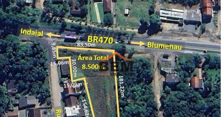 Terreno à venda, 8500 m² por R$ 3.600.000,00 - Encano Do Norte - Indaial/SC