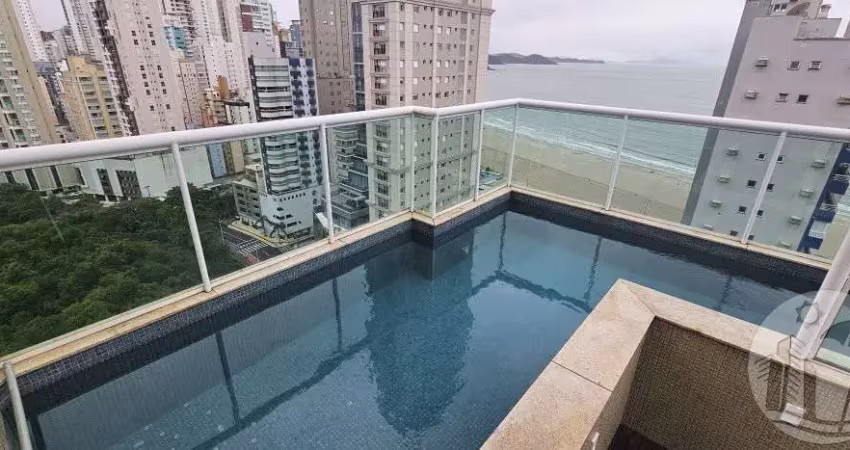 Luxo à beira-mar cobertura duplex na barra sul de bc 5/4 5 v
