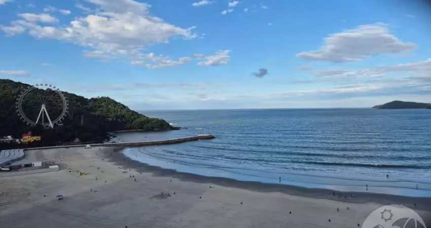 Vista deslumbrante da orla de bc  cobertura 2 aps integrados