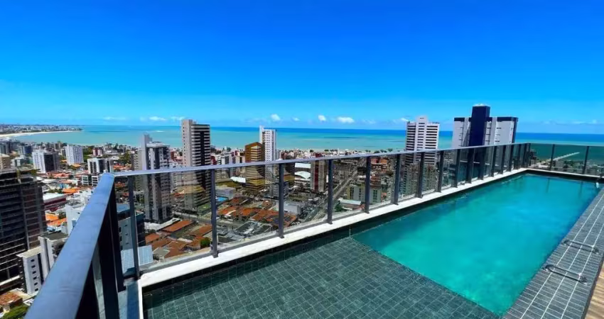 Apartamento com 2 dormitórios à venda, 50 m² por r$ 690.000,00 - tambaú - joão pessoa/pb