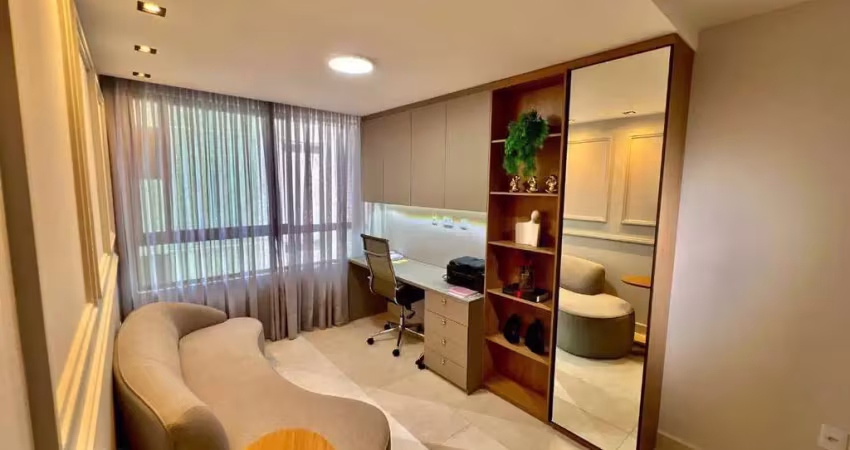 Flat mobiliado e equipado com 1 dormitório à venda, 31 m² por r$ 380.000 - bessa - joão pessoa/pb