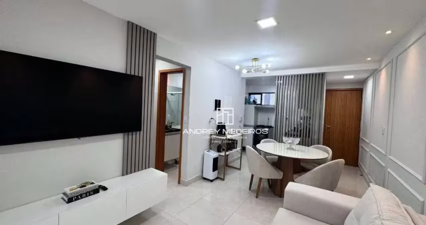 Apartamento mobiliado com 2 dormitórios à venda, 60 m² por r$ 420.000 - bessa - joão pessoa/pb