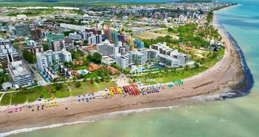 Apartamento mobiliado com 2 dormitórios à venda, 54 m² por r$ 570.000 - ponta de campina - cabedelo/pb