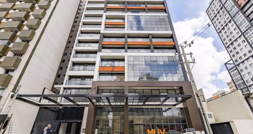 Apartamento novo 1 dormitório na Visconde de Guarapuava