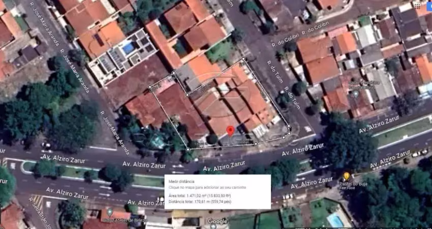 Terreno comercial à venda na Avenida Alziro Zarur, 249, Aeroporto, Londrina