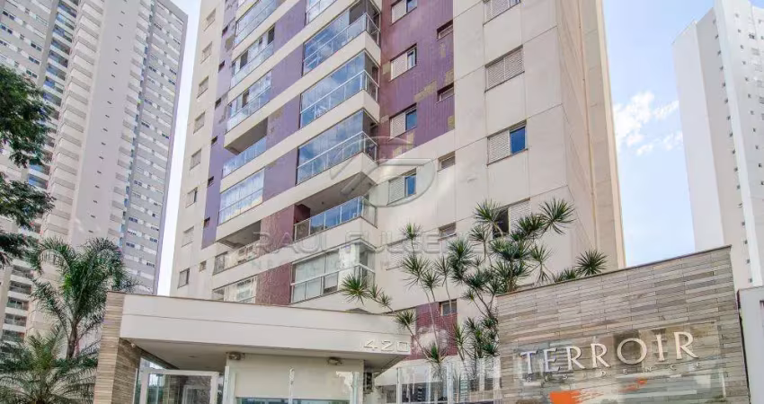 Apartamento no ed. terroir a venda, 114m, 03 dormitorios,  01 suite. porteira fechada