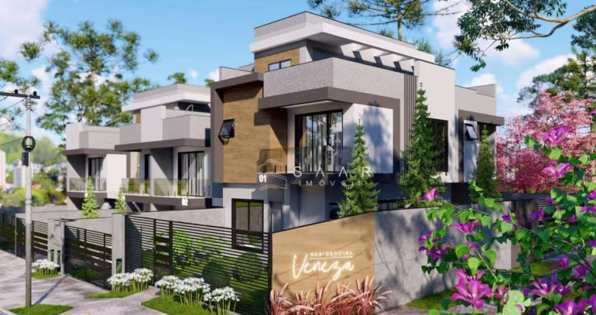 Sobrado com 3 dormitórios à venda, 133 m² por R$ 1.108.560 - Água Verde - Curitiba/PR