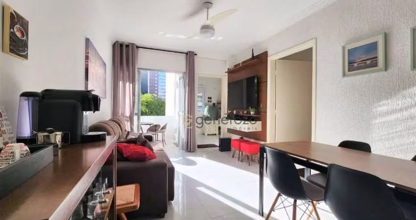 Apartamento para venda na praia das pitangueiras, 02 dormitórios, com sacada, 02 quadras da praia