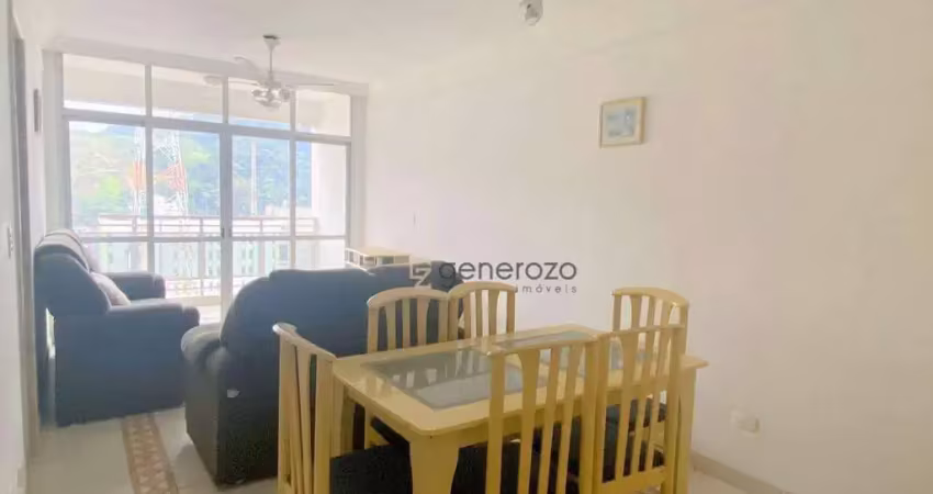 Apartamento na praia de pitangueiras, 02 dormitórios, 01 vaga