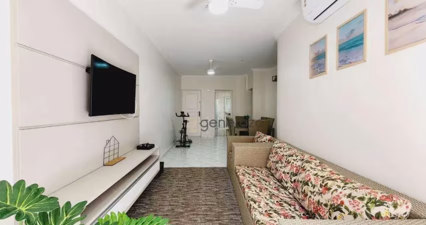 Apartamento a venda na praia das pitangueiras, 02 dormitórios, com 02 vagas de garagem e lazer o prédio