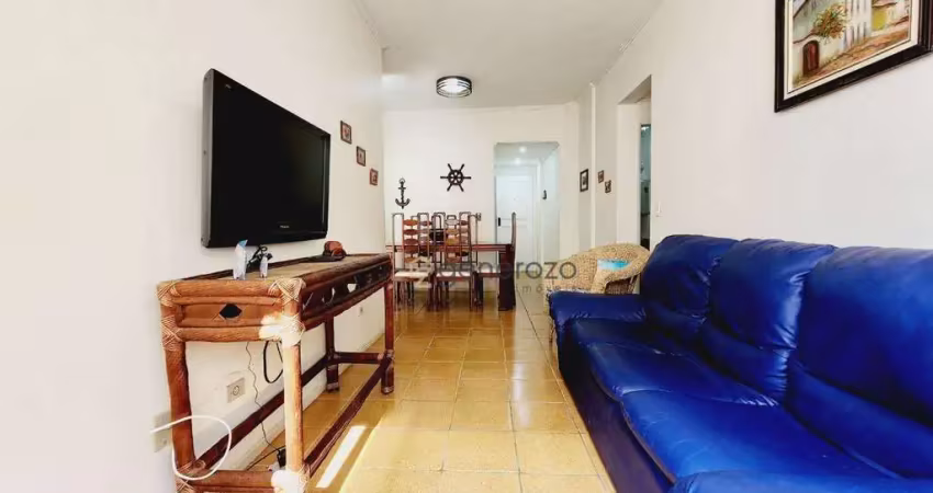 Apartamento a venda na praia das astúrias, 02 dormitórios, com 01 vaga de garagem