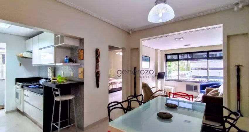 Apartamento a venda na praia das pitagueiras, 01 dormitório, com garagem no prédio