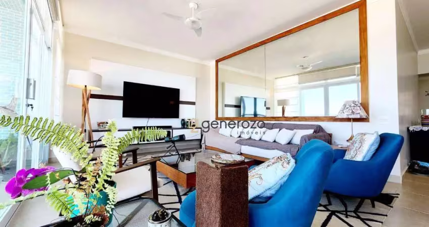 Apartamento com 4 dormitórios à venda, 194 m² por r$ 1.750.000,00 - praia das pitangueiras - guarujá/sp