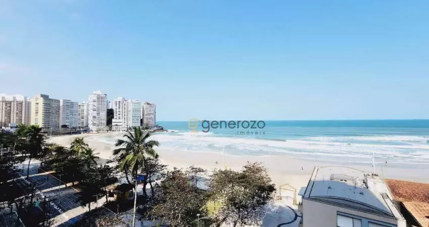 Apartamento a venda na praia das pitangueiras, frente ao mar, 04 dormitórios, 01 vaga de garagem