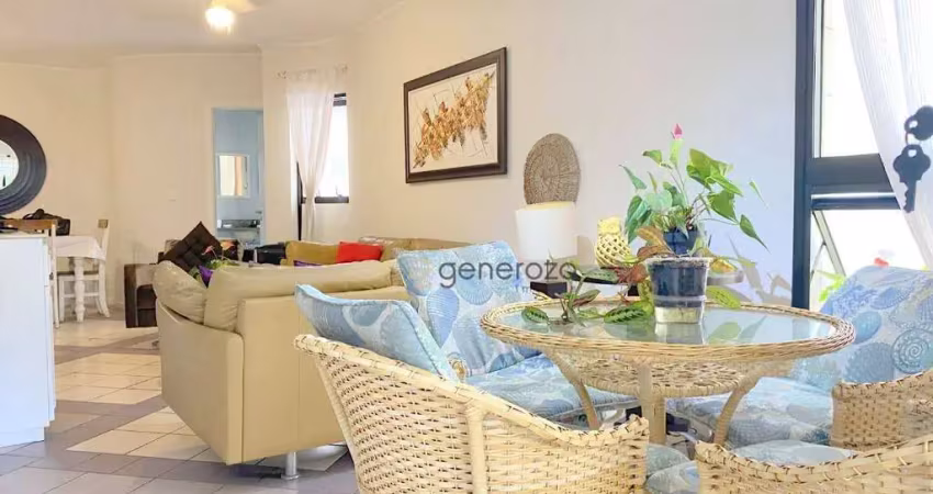 Apartamento á venda na praia das pitangueiras, 03 dormitórios, 02 vagas de garagem.