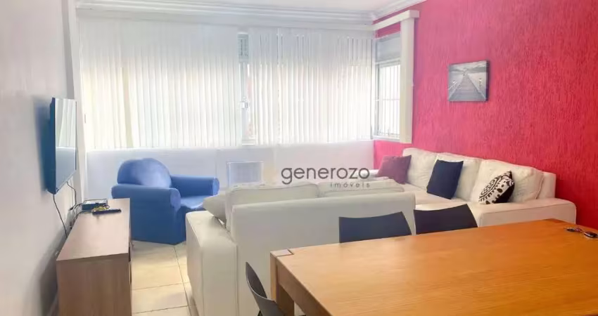 Apartamento na praia das pitangueiras, 02 dormitórios, 01 vaga de garagem, próximo à praia