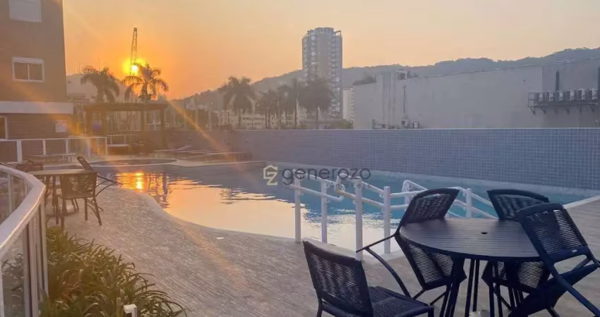 Apartamento à venda na praia da enseada, 03 dormitórios, 02 vagas, lazer