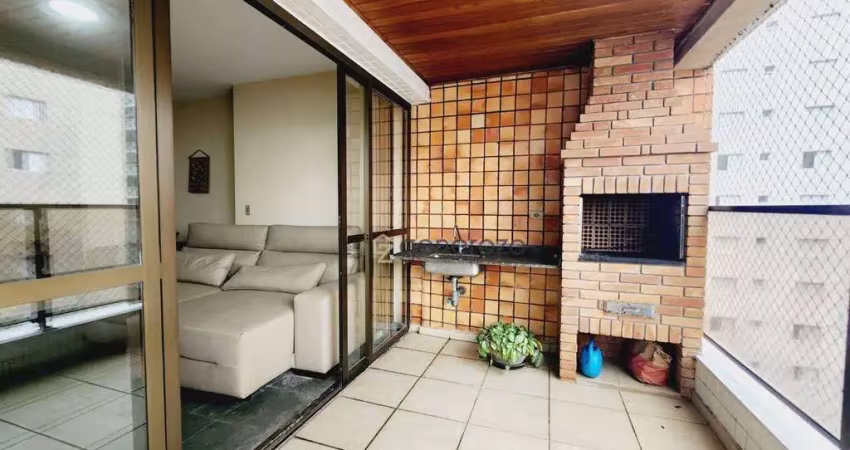 Apartamento a venda na praia das astúrias, 04 dormitórios, varanda gourmet, 01 vaga de garagem