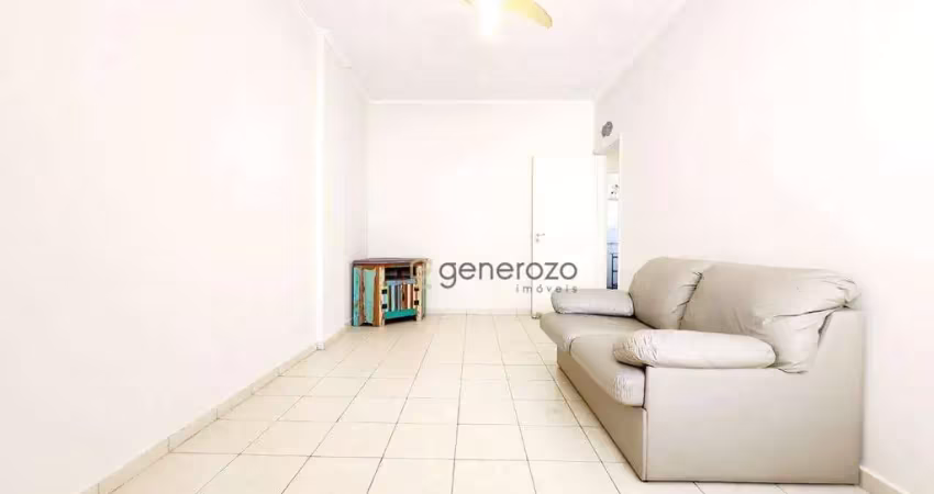 Apartamento a venda na praia das pitangueiras, 01 dormitório, a 01 quadra da praia