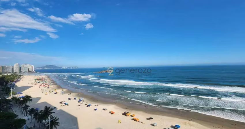 Apartameto a venda na praia das pitangueiras, frente ao mar, 04 dormitórios, sacada e 01 vaga de garagem