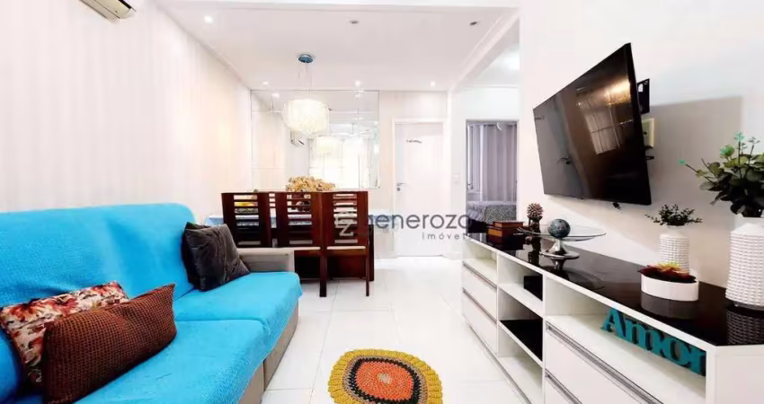 Apartamento a venda na praia das pitangueiras, 02 dormitórios, 01 vaga de garagem