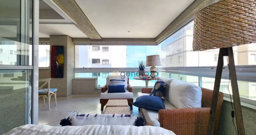 Apartamento a venda na praia das astúrias, 03 suítes, varanda gourmet, 02 vagas de garagem