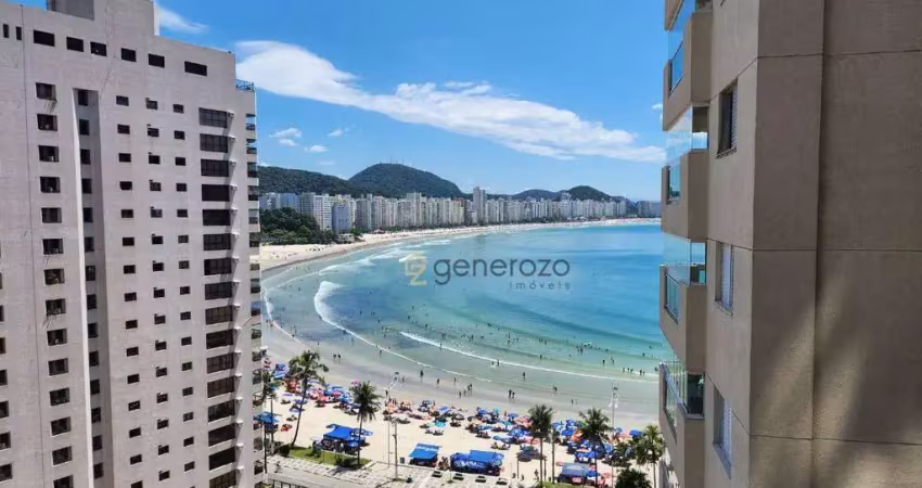Apartamento a venda na praia das astúrias, varanda gourmet, 03 dormitórios, 02 vagas de garagem