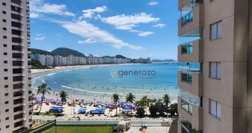 Apartamento a venda na praia das astúrias, prédio novo, 03 domritórios, varanda gourmet, 02 vagas de garagem