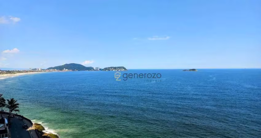 Apartamento com 3 dormitórios à venda, 140 m² por r$ 745.000,00 - pitangueiras - guarujá/sp