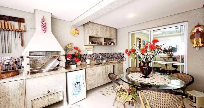 Apartamento a venda na praia das astúrias, varanda gourmet, 03 dormitórios, com 02 vagas e lazer
