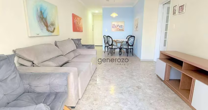 Apartamento na praia das pitangueiras, 03 dormitórios, lazer, 02 vagas