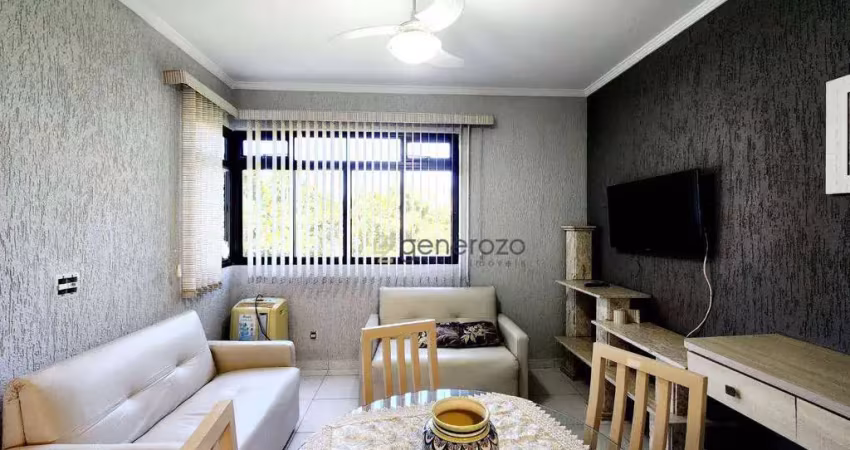 Apartamento a venda na praia do tombo, 01 dormitório, com garagem e lazer
