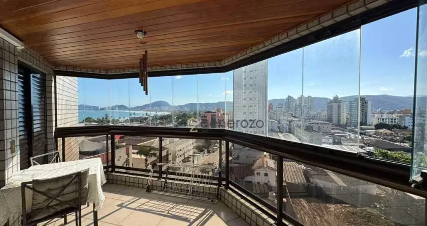 Apartamento a venda na praia da enseada, 03 dormitórios, 01 vaga e lazer