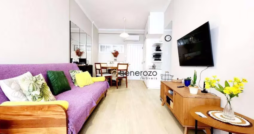 Apartamento a venda na praia das pitangueiras, 01 dormitório, com 01 vaga de garagem