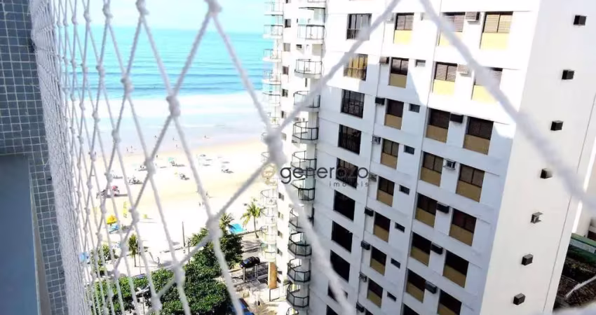 Apartamento para locação temporada, pitangueiras, na quadra da praia, 02 dormitórios, 01 vaga de garagem