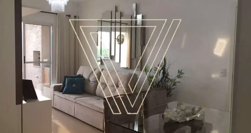 Apartamento mobiliado com varanda gourmet 2 dormitórios (1 suíte) 1 vaga coberta - condomínio flex ii jundiaí - ap6819