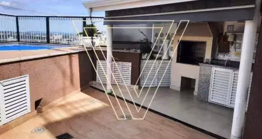 Cobertura mobiliada 210m²  com piscina espaço gourmet - condomínio parque jundiaí - ap7290