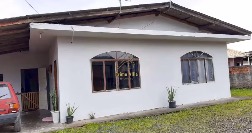 Casa escriturada com 2 dormitórios no bairro morro do meio – joinville - santa catarina