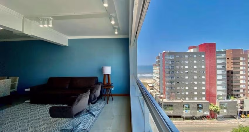 Apartamento mobiliado e decorado de frente em Caoão da Canoa