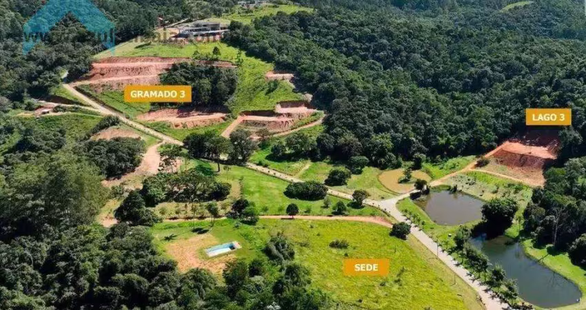Terreno em condomínio fechado à venda no Parque Fernão Dias, Atibaia 