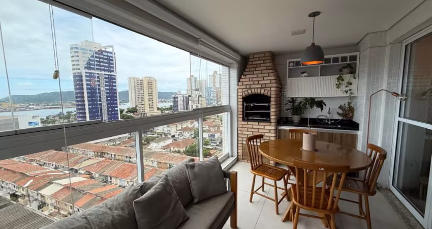 Residencial Porto Cidade, Vista Mar,3 dormitórios,2 suítes,2 vagas, Ponta da Praia,Santos/SP