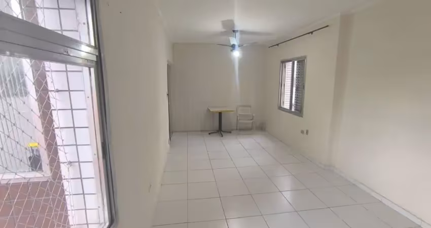 Apartamento quadra mar, vista livre, 1 quartos elevador, portaria 24h, bairro: josé menino, cidade: santos/sp