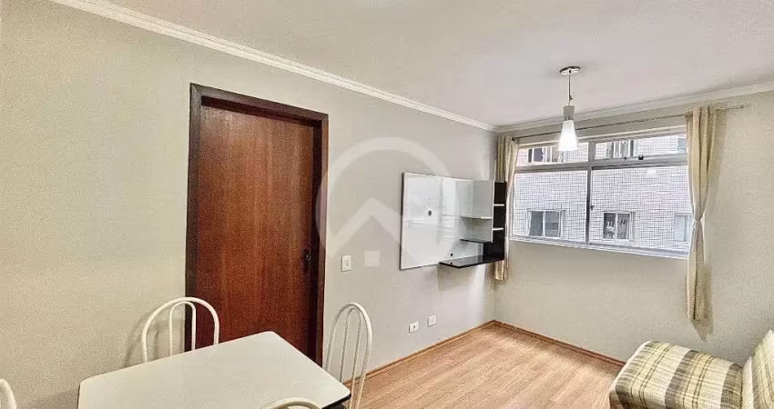 Apartamento para alugar com 1 quarto no ed. zodiaco, curitiba.